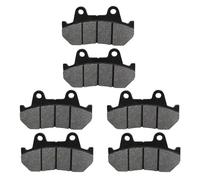 WPHLYZ Pastillas Freno Replacement para GL 1200 para GL1200 para Goldwing 1200 1984 1985 1986 1987 Pastillas De Freno Delanteras Y Traseras para Motocicleta(3 Pairs)