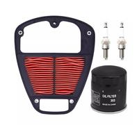 WPHYGMK Piezas de Repuesto para Motocicletas For Kawasaki Vulcan 900 VN 900 2006-2023 Kit de Puesta a Punto Filtro de Aire y Aceite Bujías Reparaciones fáciles