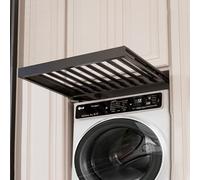 WPJBDS Estante De Secado para Lavadora, Cajón Extraíble Oculto De Aleación De Aluminio para Armario, Estantes para Pantalones, Organizador Que Ahorra Espacio para Armario,Negro,44x75cm/17x29.5in(DXL)