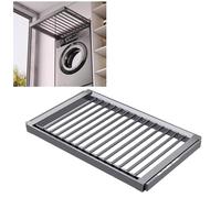WPJBDS Tendedero para Lavadora, Cajón Extraíble De Aleación De Aluminio, Perchero Extensible para Pantalones, Ajustable Organizador para Ahorrar Espacio En El Armario,D: 49cm/19in,L: 75cm/29.5in