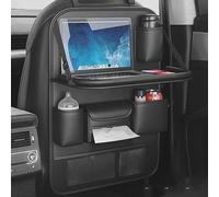 WPJOLOAAX Organizador Asiento Coche, para Dacia Jogger I 2022-2025 Almacenamiento Trasero con Bandeja Plegable Impermeable Cuero PU Accesorios de Viaje