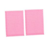 WPKD BLUEIY 2 moldes de silicona para fondant, de grado alimenticio, sin olor, suave, decoración de pasteles para proyectos de manualidades, tipo 6, silicona para tartas, molde de azúcar
