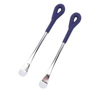 WPKD BLUEIY 2 palancas de cuchara para neumáticos de alta resistencia, herramienta para cambiar neumáticos de motocicleta de 10 pulgadas, juego de cucharas de hierro para neumáticos de acero