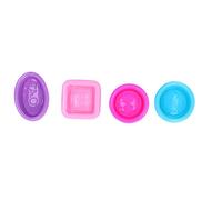 WPKD BLUEIY 5 colgantes de silicona con forma de oso, para panadería casera, pastel de dibujos animados, utensilios de cocina, 16 piezas en total