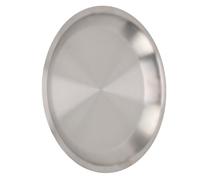 WPKD BLUEIY Bandeja de acero inoxidable 304, multifuncional, fácil de limpiar, plato redondo para uso diario, diseño de malla fina, larga vida útil, 30 cm