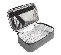 WPKD BLUEIY Bolsa de Almuerzo Aislada, 3,2 L de Gran Capacidad, Tela Oxford a Prueba de Fugas, Asa Portátil, Portacomidas, Bolsa de Almacenamiento Más Fresca para la Oficina Excursión