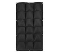 WPKD BLUEIY Bolsa de Cultivo Vertical de Fieltro, Bolsas para Macetero Colgantes con Múltiples Bolsillos, Macetero de Pared Vertical Reutilizable para Jardín, Balcón y Exterior (18 Bocas)