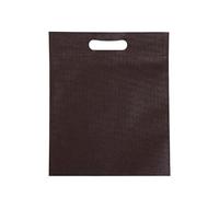 WPKD BLUEIY Bolsas de Mano de 50 Uds., Bolsa de Compras para Ropa, Bolsa de Almacenamiento Multifunción de Tela No Tejida Troquelada de Boca Plana de 25x35cm para Hotel en Casa (25 * 35cm)