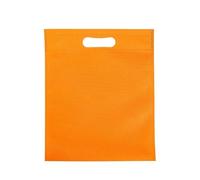 WPKD BLUEIY Bolsas de Mano de 50 Uds., Bolsa de Compras para Ropa, Bolsa de Almacenamiento Multifunción de Tela No Tejida Troquelada de Boca Plana de 25x35cm para Hotel en Casa (25 * 35cm)