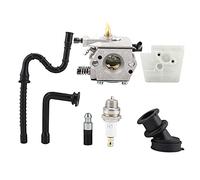 WPKD BLUEIY Carburador para 024 026 MS240 MS260 MS 240 260 WT194 Piezas de Repuesto para Motosierra Filtro de Aire del Carburador y Juego de Accesorios para Tubo de Combustible de Arranque