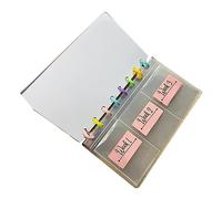 WPKD BLUEIY Carpeta de Ahorros, Carpeta de Desafíos de Ahorro de Dinero de 52 Semanas Carpeta de Libros Challenger de Ahorros Presupuestarios Sobres Etiquetados con 3 Bolsillos Planificador