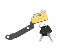 WPKD BLUEIY Cerradura de Casco de Seguridad antirrobo de aleación de Aluminio Se Adapta a MT25 MT03 YZF R25 R3 2014-2019 Modificación de Motocicleta (Amarilla)