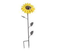 WPKD BLUEIY Comedero para Pájaros de Girasol, Estaca de Inserción de Tierra de Alimentación de Metal, Comederos para Pájaros Colgantes Pequeños para Exteriores, Patio, Decoración de Jardín (A)