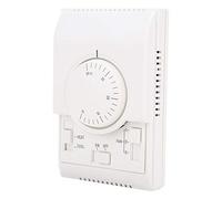 WPKD BLUEIY Controlador de Temperatura del Termostato Mecánico, 10-30 ℃ AC 220 V Termostato de Aire Acondicionado Ajustable Montado en Superficie de Pared para el Hogar Fábrica Comercial