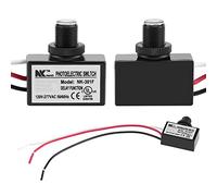 WPKD BLUEIY Interruptor de Control de Luz,Sensor de Control de luz,120V-277V Interruptor Fotoeléctrico Automático de Encendido/Apagado para Accesorios de Iluminación de Postes de Luz de Exterior