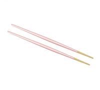 WPKD BLUEIY Juego de palillos de acero inoxidable 304, palillos japoneses para sushi dorado, vajilla rosa, 23 cm de largo, ideal para sushi y cocina asiática