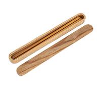 WPKD BLUEIY Juego de palillos de madera, portátil, respetuoso con el medio ambiente, juego de regalo de madera de caucho de color claro, ideal para estudiantes y viajes, 23 cm de largo