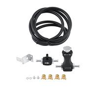 WPKD BLUEIY Kit de Controlador de Impulso Manual de Aluminio, Válvula de Purga en T Turbo Bilateral Ajustable Controlador de Impulso Manual Universal para la Mayoría de los Motores de