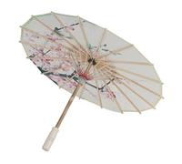 WPKD BLUEIY Paraguas de Papel Engrasado Hecho a Mano,Paraguas De Seda De Bambú Chino,55 Cm de Diámetro,Danza Clásica De Arte A Prueba De Lluvia Para Fiestas De Boda Disfraces De Fotografía(Rosa)