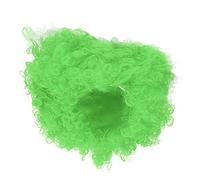 WPKD BLUEIY Peluca de fiesta de colores innovadores para adultos, peluca de payaso de Halloween, tocado rizado de circo para festivales, verde fútbol, divertido disfraz de acory