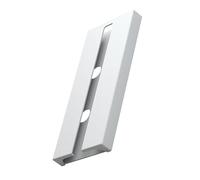 WPKD BLUEIY Soporte para copas de vino debajo del gabinete, estante colgante de plástico para ahorrar espacio, color blanco, ideal para organizar copas de vino, fácil de instalar