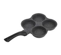 WPKD BLUEIY Taiyaki - Molde antiadherente de doble cara con forma de pescado para llama abierta, olla de leche de acero inoxidable grueso, sartén de 4 agujeros para tortillas, huevos y tortillas