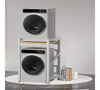 WPPTNSFY Estanteria Lavadora Altura Regulable, Mueble Lavadora Secadora, Almacenamiento sobre el Lavadora, Capacidad De Carga 150 kg, para Baño, Cocina, Balcón