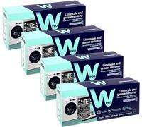Wpro Descalcificador universal para lavadora y lavavajillas y removedor de grasa (48 sobres de 50 g)
