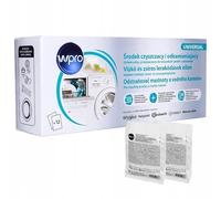 WPRO Desincrustante en Polvo en Bolsas 12x50g | Limpiador de Cal y Limpiador para la Limpieza Intensiva de Todas las Lavadoras y Lavavajillas | Desincrustante y Detergente 3 en 1, Eliminador de Cal