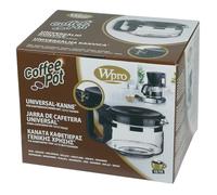 Wpro UCF100 - Jarra de café (12-15 tazas, universal, altura regulable, también como AEG DeLonghi Dicaff Krups Moulinex Philips Saeco Rowenta Severin Solac Bauknecht 484000000317)