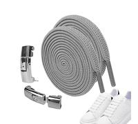 Wpsagek Cordones elásticos,Cordones elásticos | Cordones de bloqueo fuerte,Cordones de zapatos sin ataduras, cordones de zapatos para zapatillas de deporte, adultos y niños, caminar, correr, trotar