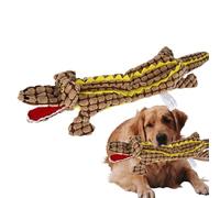 Wpsagek Juguetes interactivos para Perros con Sonido chirriante, Juguetes de Peluche para Perros con Sonido chirriante, Las Mascotas alivian el aburrimiento con un cocodrilo Que chilla, Juguete