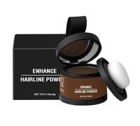 Wpsagek Mejora el polvo de la línea del cabello para mujeres y hombres, polvo de retoque de raíces con aplicador, corrector de cabello, cobertura gris para cabello fino y adelgazado