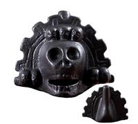 Wpsagek Silbato de muerte azteca,Silbato de muerte azteca con gritos reales, Diseño de calavera con silbido fuerte, Silbato de muerte azteca más fuerte, silbato auténtico con sonido único, para