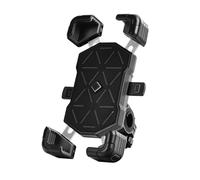 WpTrick Soporte MóVil Moto para Piaggio Liberty 125 2005-2024, Soporte TeléFono Moto, Soporte Movil Bicicleta 360° RotacióN, Anti VibracióN, LiberacióN con Un BotóN,Black-A