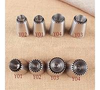 WQAZ Boquilla de Pastel 1-4pcs Tubo de Molde Tubo de Hielo Boquillas de tubería para Declarar Pastel Tamaño Grande Pasteles Postres Decoración La Punta del pétalo es Duradera (Color : 4PCS)