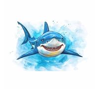 WQBQKKX Neutral Beach Wall Decor Lienzo Póster Animales Cuadro Impresión Artística Imagen Decoracion de Pared Cocina（Azul 2-40x60cm Sin marco