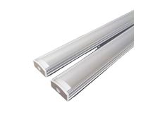 WQBQXNY 1-28 piezas/lote Perfil de aluminio for luces LED de 0,5 metros, tira de luz de aluminio for oficina, for diodos 5730 y 2835(28 piece,Transparent cover)