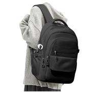 WQCMH Mochila de viaje para la escuela Mochila de montañismo Bolsa de montaña de nylon Deporte impermeable al aire libre Trekking Camping(Negro)