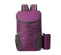 WQCMH Mochila plegable de senderismo Plegable Mochila plegable Ultra ligera para bicicletas de exterior Mochila de viaje Mochila de senderismo(PÚRPURA)