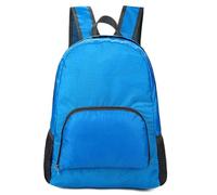 WQCMH Mochila Plegable Para Acampada Bolsa De Viaje Plegable Ultra Ligera Para Hombres Y Mujeres Bolsas De MontañA Al Aire Libre(azul)