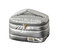 WQCMH Nube Adorable Bolsa De Maquillaje De Gran Capacidad PortáTil Plateada Brillante Bolsa De Lavado De Viaje Almacenamiento De CosméTicos(Gris)