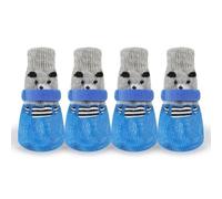 WQCMH OtoñO, Invierno, Zapatos para Perros, Calcetines Impermeables, Gatos, Perros, Calcetines De Goma, Botas Antideslizantes, Malla CáLida, Malla CáLida