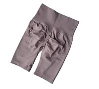 WQCMH Pantalones Cortos De Yoga Sin Costuras De Verano, Cintura Alta, Pantalones Cortos De Entrenamiento para Mujeres, Sexy con Traseros(ManzanaVerde,as4,Alpha,l,Regular,Regular)