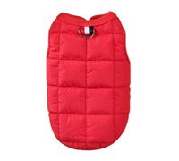 WQCMH Winter Warm Cotton Padded Jacket Windproof Simple Dogs Vest Coats for Small Medium Dog Puppy Bulldog Pet Dogs Clothing(Red,L)