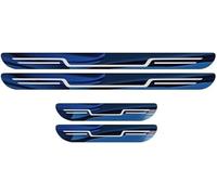 WQFWSD 4 Piezas Acero Inoxidable Protector Umbral Puerta Coche para Dodge Durango III (WD) 2010-2014, Acero Inoxidable Antideslizante Antiarañazos Pedal Accesorios,Blue