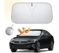 WQFWSD Parasol Coche Delantero Lunas Delanteras para BMW 4 Series, Parasol Parabrisas Delantero Plegable, Metalizado Reflectante Protección Rayos UV Parabrisas