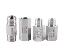 WQGQPXOB 1/8" 1/4" 3/8" 1/2" 3/4" 1" Female Male Hex One Way Check Valve Non-Return Inline 304 Stainless Steel(Female To Female BSP,0.75 Inch)