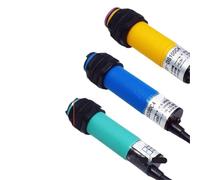 WQGQPXOB 1 Uds E3F-DS30C4 Interruptor con Sensor de proximidad NPN PNP DC6-36V 30cm Rango detección Reflejo difuso Ajustable(Purple,DC Type NPN NO)