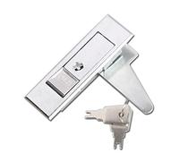 WQGQPXOB Cerradura electrónica de aleación Zinc, pulsador Rojo y Plateado, cerraduras Panel Bloqueo Leva Cinet, Herramienta Cinets for Abrir Cajas Fuego(4sets-White-B)